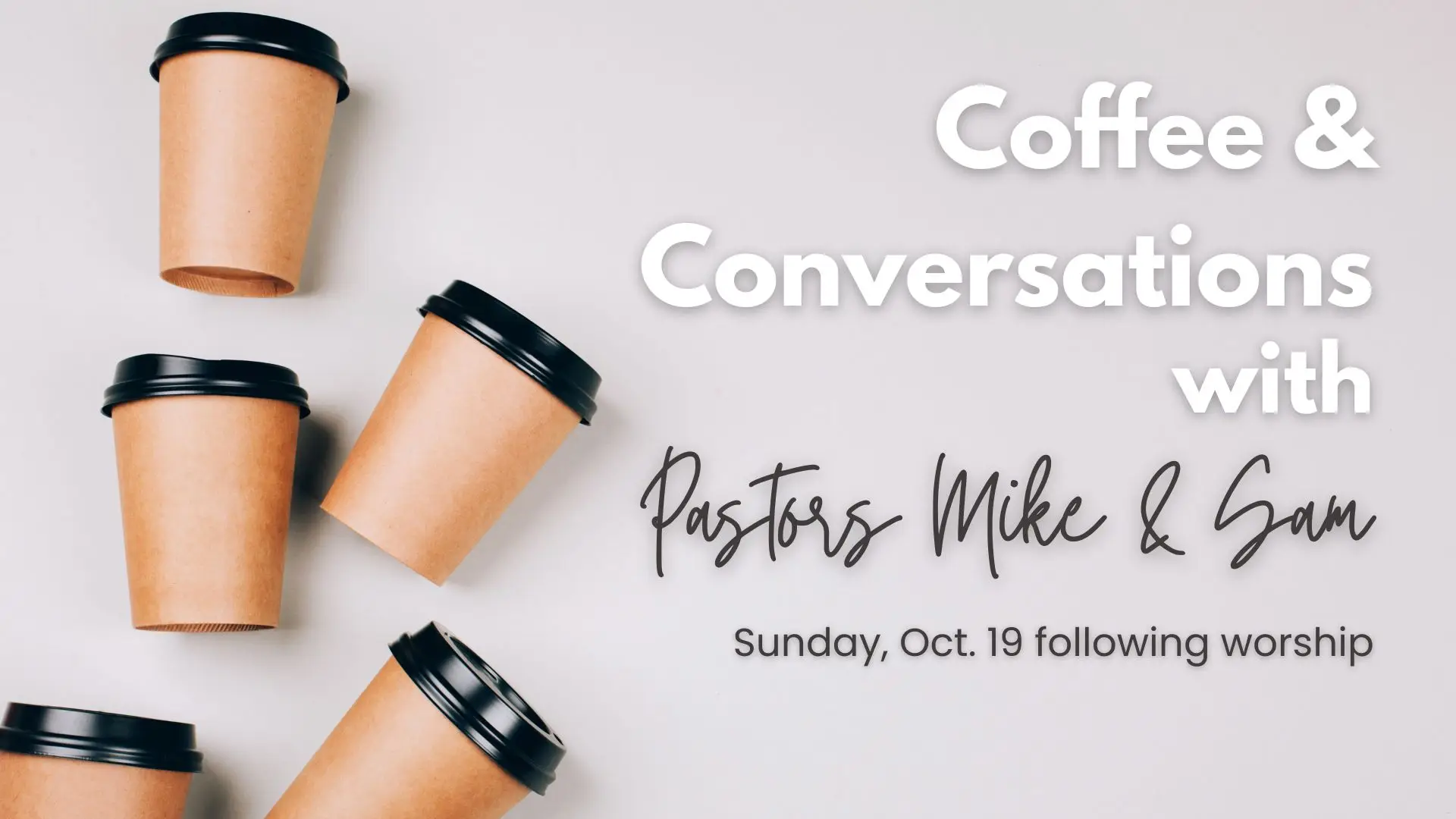 WD Coffee & Conversations Oct